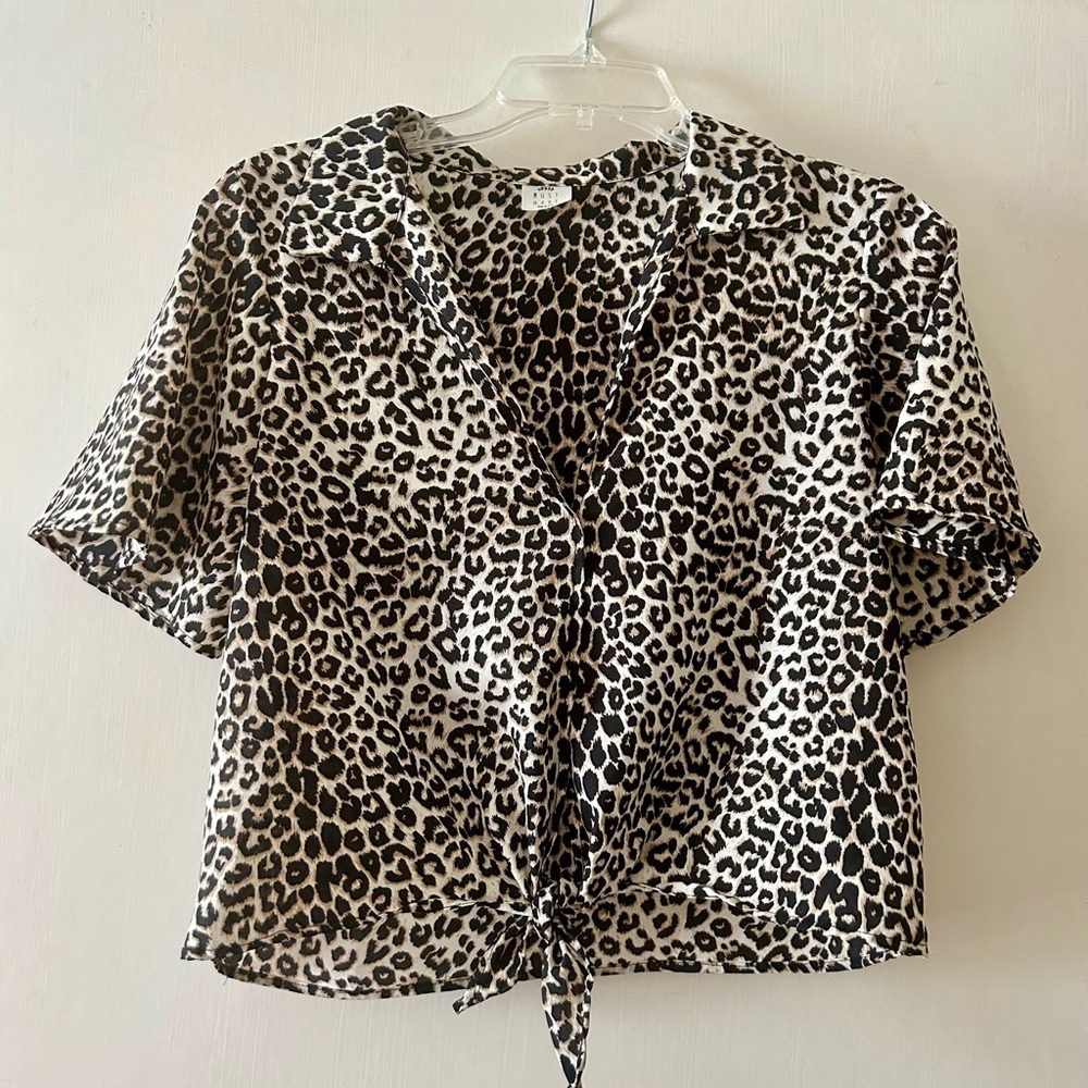 Leopard Print Blouse